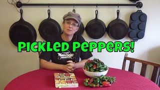 How to Pickle Homegrown Jalapeno Peppers [upl. by Atiuqes766]