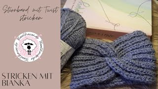 Stirnband mit Twist stricken  Schnell [upl. by Atiuqahc]