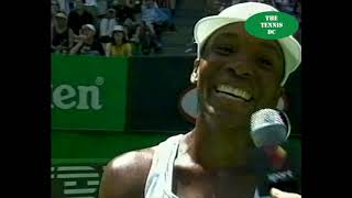 Venus Williams v Justine Henin  2003 AO SF Highlights [upl. by Ecirted]