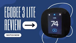 Ecobee3 Lite Smart Thermostat Review [upl. by Anaya460]