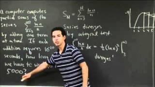 Integral Test as Estimation  MIT 1801SC Single Variable Calculus Fall 2010 [upl. by Tri366]