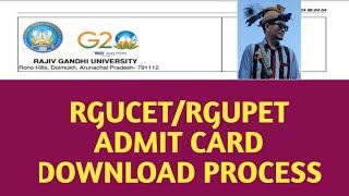 How to Download RGUCETRGUPET ADMIT CARD  ADMIT CARD for RGU Entrance Test  gyamarmax [upl. by Luemas]