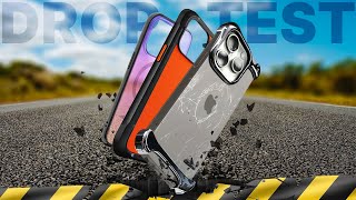 ULTIMATE DROPTEST Dropping My iPhone 15 Pro With 20 Different Cases [upl. by Pul]