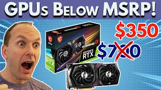 GPU Prices Drop BELOW MSRP  May GPU Price Update [upl. by Lanie]