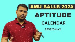 AMU BALLB 2024 APTITUDE  CALENDAR AMU BALLB FREE COACHING [upl. by Pizor]