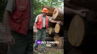 The Lumberjack Cuts Down A 200 Year Old Tree [upl. by Autry814]