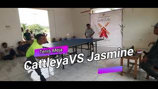 TENIS MEJA MAIN SANTAI SMASH MENGGELEGAR CATTLEYA VS JASMINE [upl. by Nilhsa]