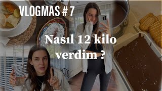 VLOGMAS  7 ⎜BESLENME DÜZENİM 🍽️ BİR GÜNDE NELER YİYORUM 🍫 GÜNÜN MENÜSÜ 🥘 Portakallı kereviz 🍊 [upl. by Atteragram110]