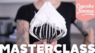 THE SECRET To Perfect Meringues Tutorial amp HowTo  3 Way Meringue Masterclass  Cupcake Jemma [upl. by Eibo]