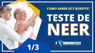 Como saber se é BURSITE  Aula 1 TESTE DE NEER [upl. by Ronnie]