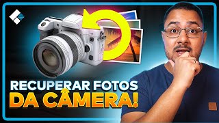 Como RECUPERAR FOTOS PERDIDAS da CÂMERA  Fácil e Rápido Recoverit [upl. by Sessler]