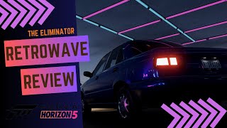 Forza Horizon 5  Eliminator  A retrowave review [upl. by Spancake369]