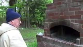 How to cook pizza in an outdoor brick oven [upl. by Halden]