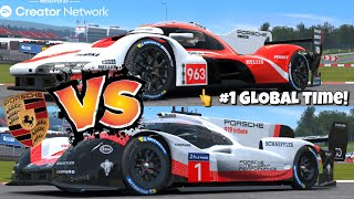 Porsche 963 LMDh VS Porsche 919 Hybrid Evo  Laguna Seca 🔥 [upl. by Karlan484]