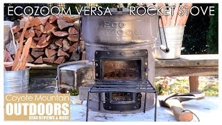 Eco Zoom Versa Rocket Stove [upl. by Akenaj107]