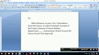 How to write Forwarding Letter for Project Proposal Submission [upl. by Yssirhc815]