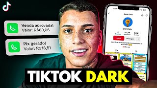 COMO CRIAR E MONETIZAR RÁPIDO TIK TOK DARK 5k por mês [upl. by Yesnyl]