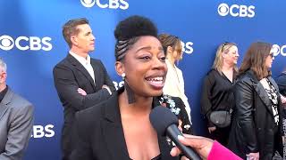 Diona Reasoner NCIS at 2024 CBS New Fall Schedule Party red carpet [upl. by Linehan]