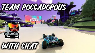 Team POGGADOPOLIS  Lirik Spammiej  Twitch Rivals  TrackMania [upl. by Trinl912]