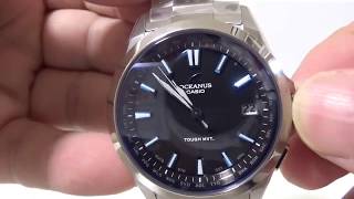 Casio OCEANUS OCWS1001AJF made in Japan [upl. by Eslehc]