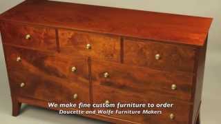 Double Dresser handmade by Doucette and Wolfe Furniture Makers [upl. by Burkitt]