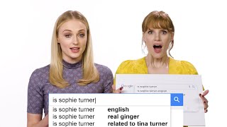 Sophie Turner amp Jessica Chastain Answer the Webs Most Searched Questions  WIRED [upl. by Leighton]