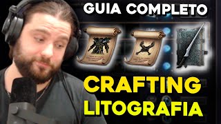 GUIA COMPLETO SOBRE LITOGRAFIA E CRAFTING  THRONE AND LIBERTY [upl. by Aerb101]