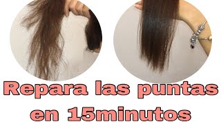 Repara las puntas del cabello 💆‍♀️ en 15 minutos FUNCIONA  Wendy Mendoza [upl. by Sybila]