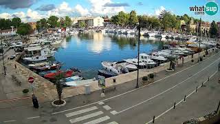 Novigrad obilna kiša Live Cam Croatia ljeto 2024 [upl. by Greenstein]