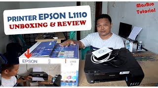 UNBOXING PRINTER EPSON L1110 [upl. by Maximilien]