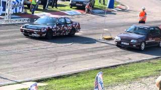 Honda Prelude vs Opel Kadett drag race [upl. by Oivalf]