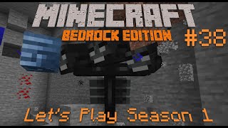 Wither Fight  Episode 38  Lets Play Season 1 Minecraft Bedrock Edition 116 [upl. by Hobard50]