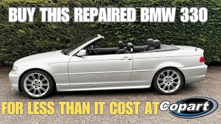 REPAIRING AN ABANDONED DVLA SEIZED BMW 330 SPORT [upl. by Tillinger151]