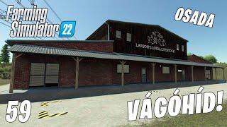 Farming Simulator 22 LIVE 59  Vágóhíd Osada 18 [upl. by Boatwright630]