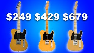 Comparing 3 Telecasters  Youll Be Surprised [upl. by Uriel]