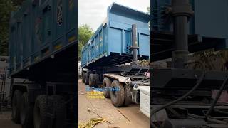 Jack testing Trailer tippe truck automobiletiptrailerrajasthan up semibedtrilertruck driver [upl. by Acebber]