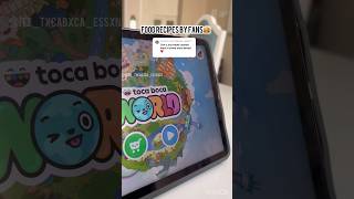 Toca boca food recipe request by ​Modesthijabi277 [upl. by Anoik]