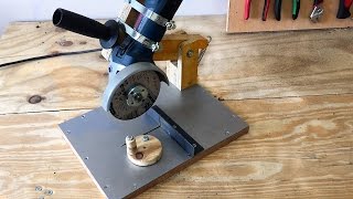 Making a Homemade Angle Grinder Stand  El Yapımı Metal Kesme Standı [upl. by Glick]