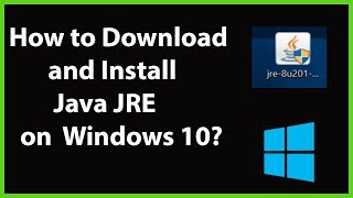 How to Download and Install Java JRE Java Runtime Environment on Windows 10 [upl. by Maiocco906]