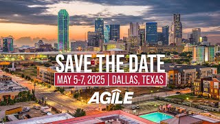 AGILE 2025  Save The Date [upl. by Cornie608]