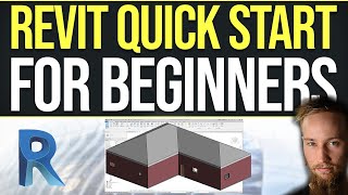 Revit Quick Start Tutorial for Beginners  Start Using Revit Now [upl. by Kaitlynn742]