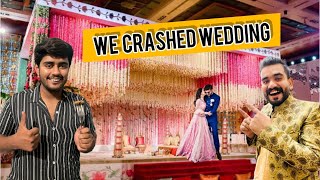 We Crashed A Wedding 😂  Free Ka Khana Khayaa 🤣😂  KhanSab vlogs [upl. by Ahsiemak]