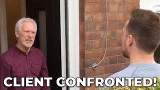 Builder confronts client after he refuses to pay 😱 [upl. by Avirt851]