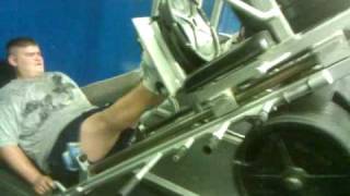 Kyle C Leg Press 1035 Pounds [upl. by Cohdwell]