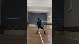 Guarding the net with finesse and finishing with fierce smashes viralshort koreabadminton youtube [upl. by Waldo]