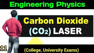 Carbon dioxide CO2 Laser and its working in engineering physics rgpv unit4 Lasers  physics rgpv [upl. by Caputto]