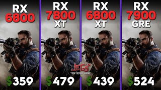 RX 6750 XT vs RX 7800 XT vs RX 6800 vs RX 7900 GRE  Test in 16 Games at 1440p  2024 [upl. by Ahoufe]