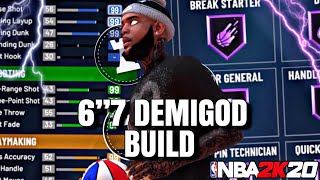 NBA 2K20 I MADE AN OVERPOWERED 67 2WAY SLASHING PLAYMAKER  BEST FACILITATING FINISHER BUILD 2K20 [upl. by Leirvag]