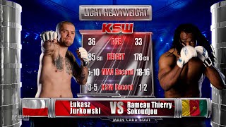 KSW Free Fight Łukasz quotJurasquot Jurkowski vs Rameu Thierry Sokoudjou  KSW 61 [upl. by Aehsila832]