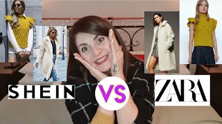 SHEIN vs ZARA  capi simili a metà prezzo PER ESSERE ALLA MODA RISPARMIANDO 🛍💰 [upl. by Ellinet]